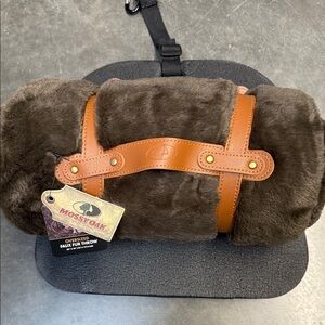 Mossy Oak Faux Fur Throw Blanket - Brown